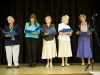 CATHY PRIDGEON and friends representing Timperley Methodist Church women's choral group.