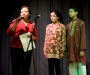 EISHA and ARYA TANDON, students of the Academy of Indian Culture and Education, sing a spiritual Hidi song.